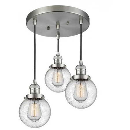 Innovations Lighting 3 Light Multi-Pendant 211/3-SN-G204-6